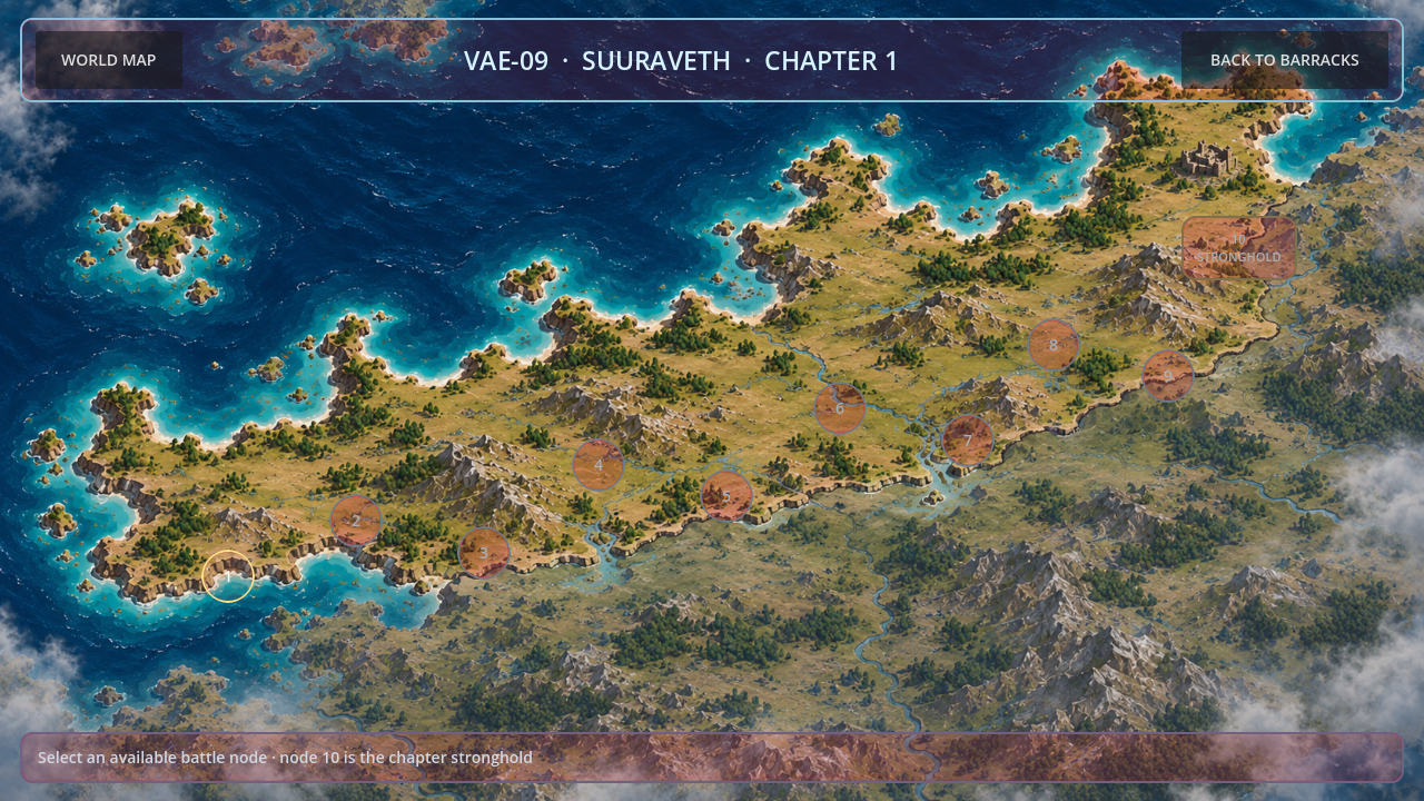 Capture Koraaver Suuraveth ten-node country route