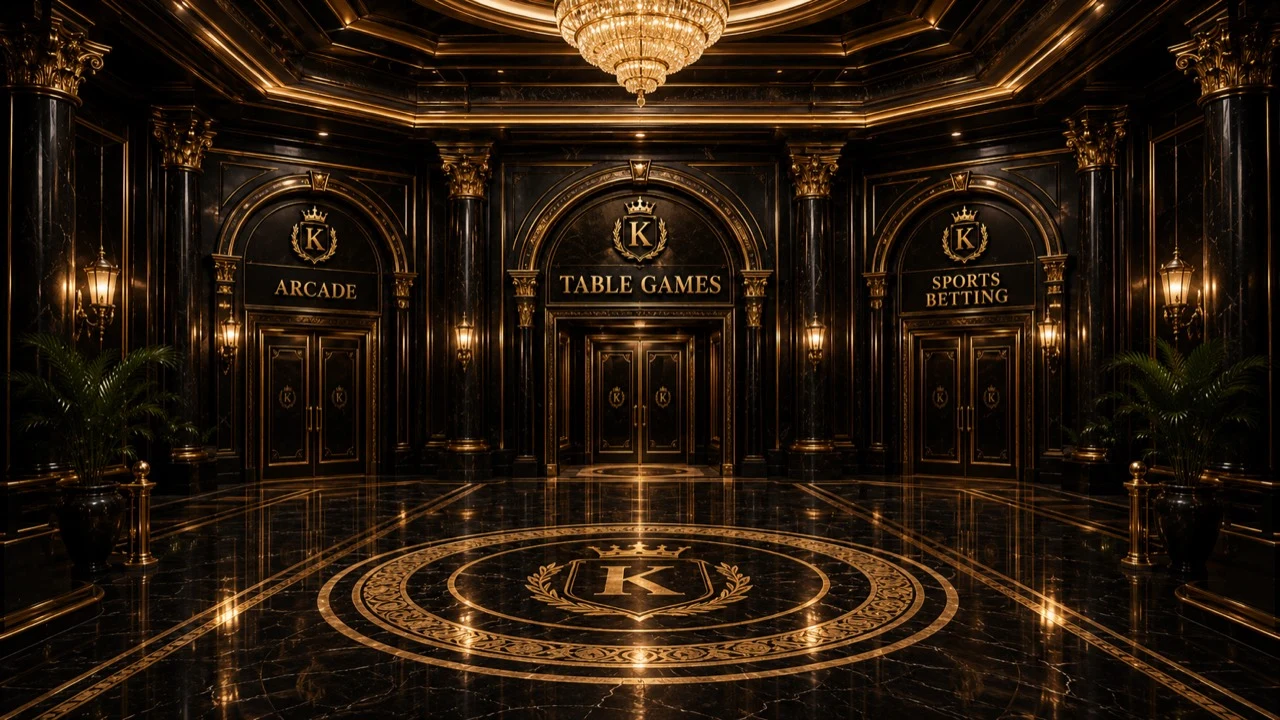 Koraaver Bookmakers lobby leading to the arcade, table games and sports betting areas