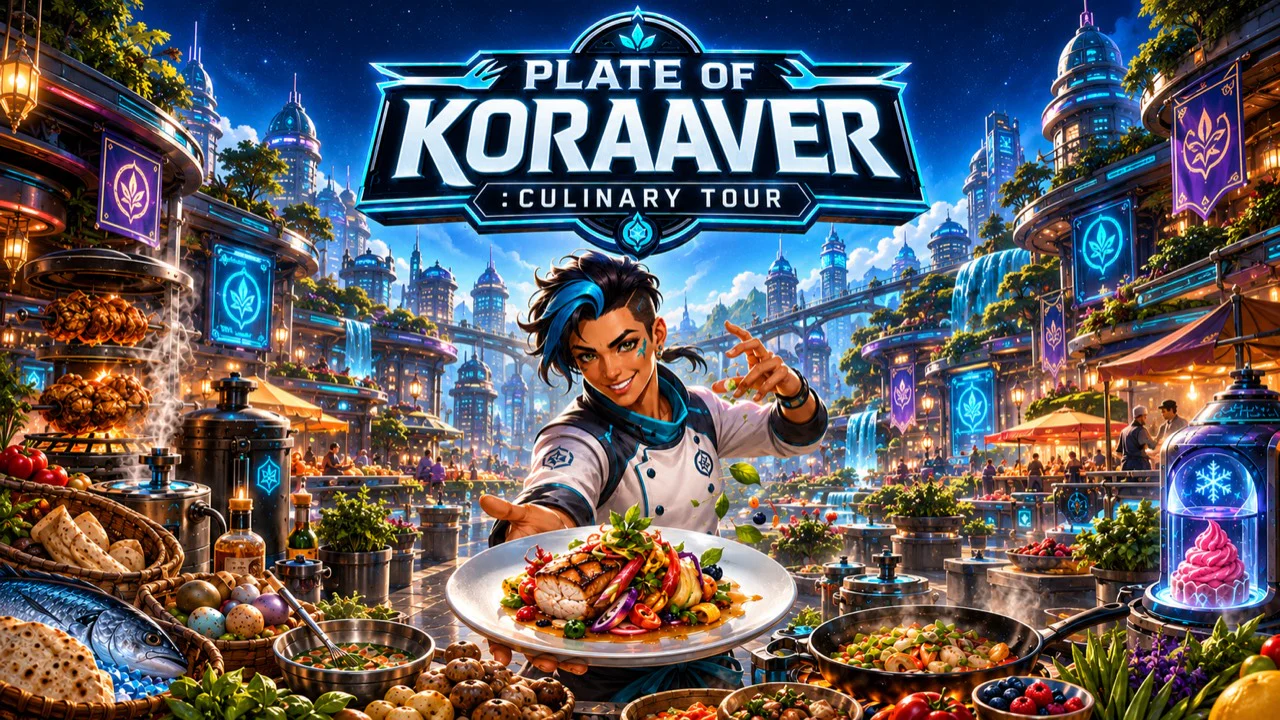 Plate of Koraaver Culinary Tour concept artwork
