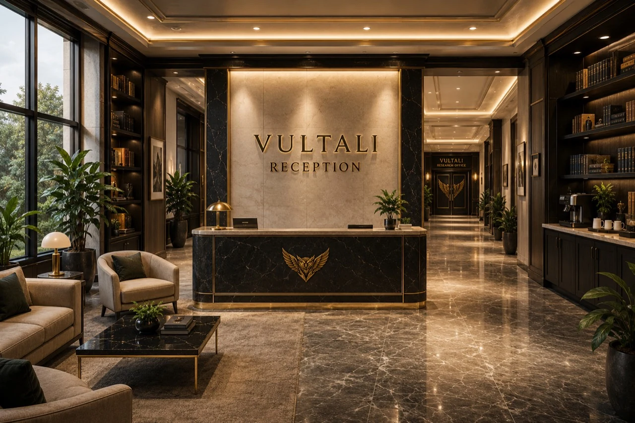 Vultali Research Office reception and headquarters